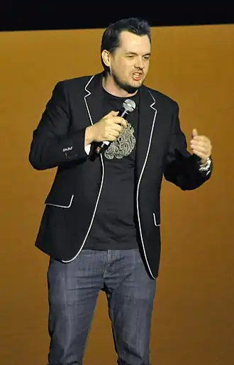 Jim Jefferies treedt op bij de Global Atheist Convention in 2012