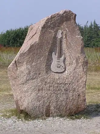 Gedenksteen Jimi Hendrix