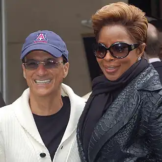 Jimmy Iovine (links) met Mary J. Blige