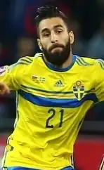 Durmaz in 2015 als speler van Zweden