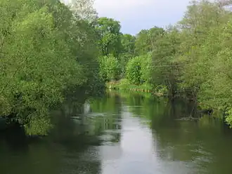 De Jizera bij Mnichovo Hradiště