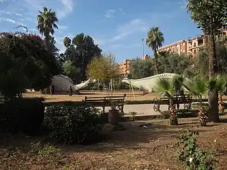 Kinderspeelplaats in het park