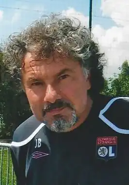 Bats als keeperstrainer van Olympique Lyon in 2008