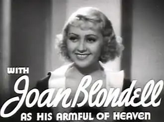 Joan Blondell in Broadway Gondolier