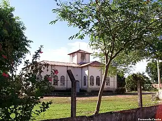 Katholieke kerk São Francisco de Assis in João Lisboa, inmiddels gesloopt en vervangen met een nieuw kerkgebouw met dezelfde naam
