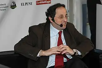 Tijdens de week van het Catalaanse boek in 2009