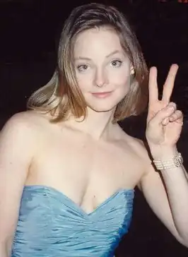 Vertolkster Jodie Foster tijdens Academy Awards 1989