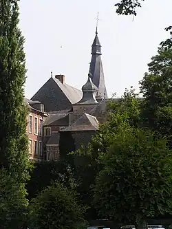 Het kasteel Pastur en de O.L.V.-kerk