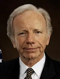 Senator Joe Lieberman uit Connecticut Democratische Partij