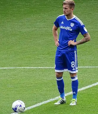 Ralls in 2016 als speler van Cardiff City
