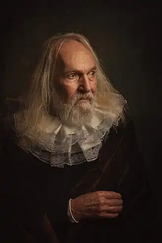 Joep Hommerson (foto Carolien van Schie, gemaakt in het Rembrandtjaar 2019 - met een knipoog naar...)