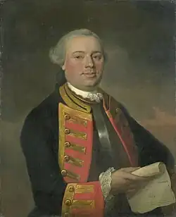 Johan Arnold Zoutman door August Christian Hauck in 1770