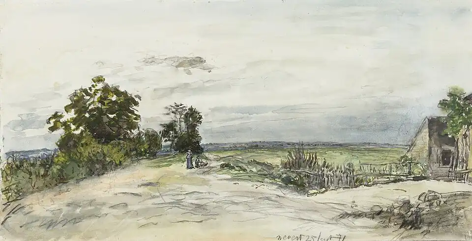 Landschap bij Nevers (1871), Rijksmuseum Amsterdam