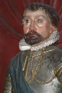 Johan III van Nassau-Saarbrücken, detail van zijn grafmonument
