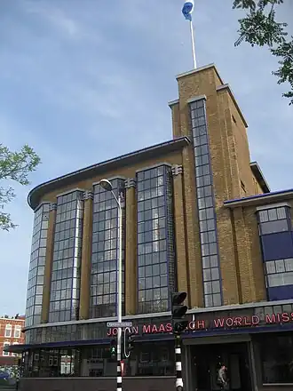 Het gebouw van de beweging in Den Haag