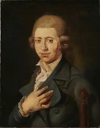 Johan Versfelt naar Adriaan de Lelie, portret van Cornelis van Spaendonck, 1845, Noordbrabants Museum, Den Bosch