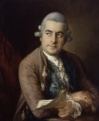 Johann Christian Bach, portret door Thomas Gainsborough, ca. 1776
