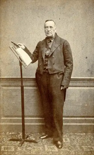 Johann Lübeck gefotografeerd door Maurits Verveer