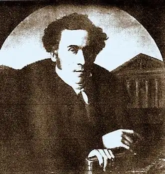 J.P. Cremer (op de achtergrond Theater Aachen)