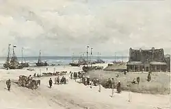 Het strand te Scheveningen, 1873, Rijksmuseum Amsterdam