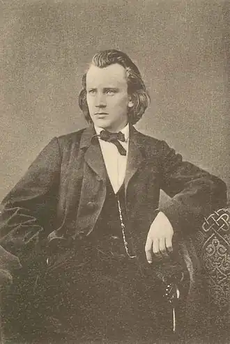 Johannes Brahms toen hij Ein deutsches Requiem schreef (1865-1868)