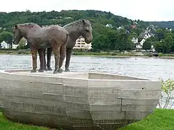 Johannes Brus: Zwei Pferde und ein Boot