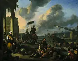 Johannes Lingelbach, Haven aan de Middellandse Zee, 1670