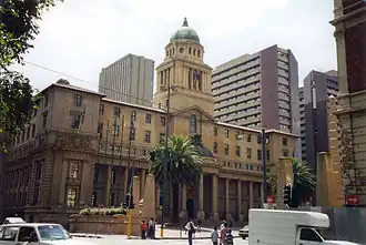 De Provinciale Wetgevende Macht is gevestigd in de Johannesburg City Hall