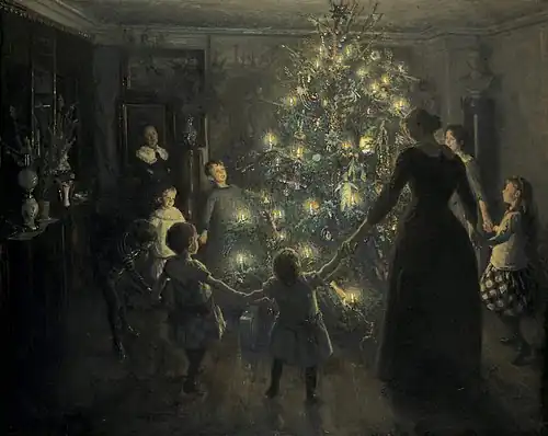 Viggo Johansen, Vrolijk kerstfeest, 1891