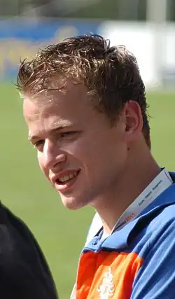 John Swinkels tijdens het WK in 2011