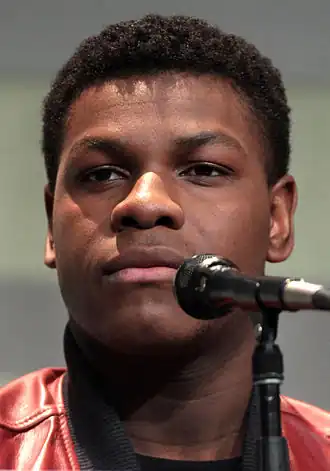 John Boyega tijdens Comic-Con (2015)