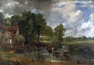 Willy Lott's Cottage in The Hay Wain van Constable