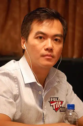 Juanda tijdens de World Series of Poker 2008