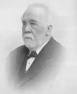 John Marston in 1916, toen hij (op zijn tachtigste) met pensioen ging