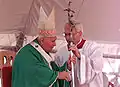 Marini met paus Johannes Paulus II in Brazilië (1997)