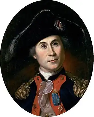 John Paul Jones geschilderd door Charles Wilson Peale in 1781