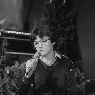 'Johnny' de Bever op veertienjarige leeftijd in Op volle toeren (1980)