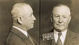 Politieportret Johnny Torrio, 1936