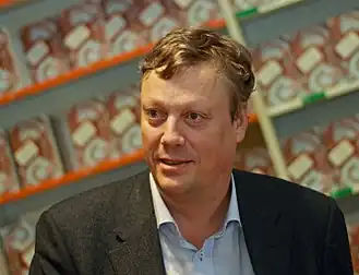 Jonas Jonasson in Keulen tijdens een signeersessie in 2012
