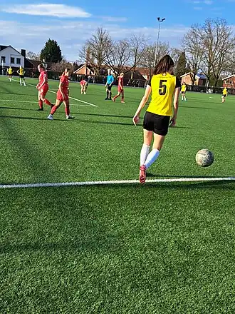 Mol tijdens een wedstrijd tegen Jong FC Twente in 2025