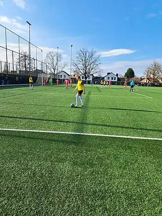 Heijblom tijdens een wedstrijd tegen Jong FC Twente in 2025