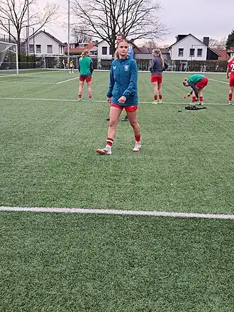 Proost tijdens een wedstrijd voor Jong FC Twente tegen NAC Breda