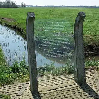 Joods monument aan de Nijksweg