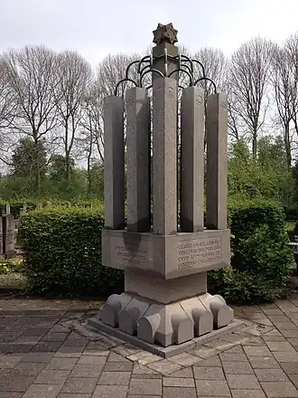 Monument op de Joodse begraafplaats