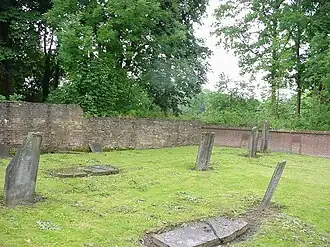 Gedeelte stadsmuur a/h Israelitisch Kerkhof