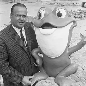 Joop Geesink met Rick de Kikker (1966)