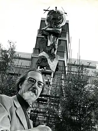 Van den Broek bij het Pascal Lyceum in Amsterdam, 1968