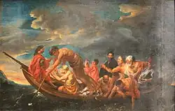 De wonderbare visvangst, schilderij van Jacob Jordaens