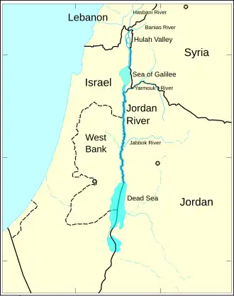 Israël en Jordanië.