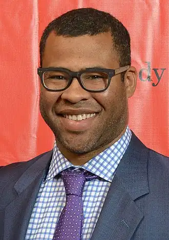 Peele tijdens de Peabody Awards in 2014